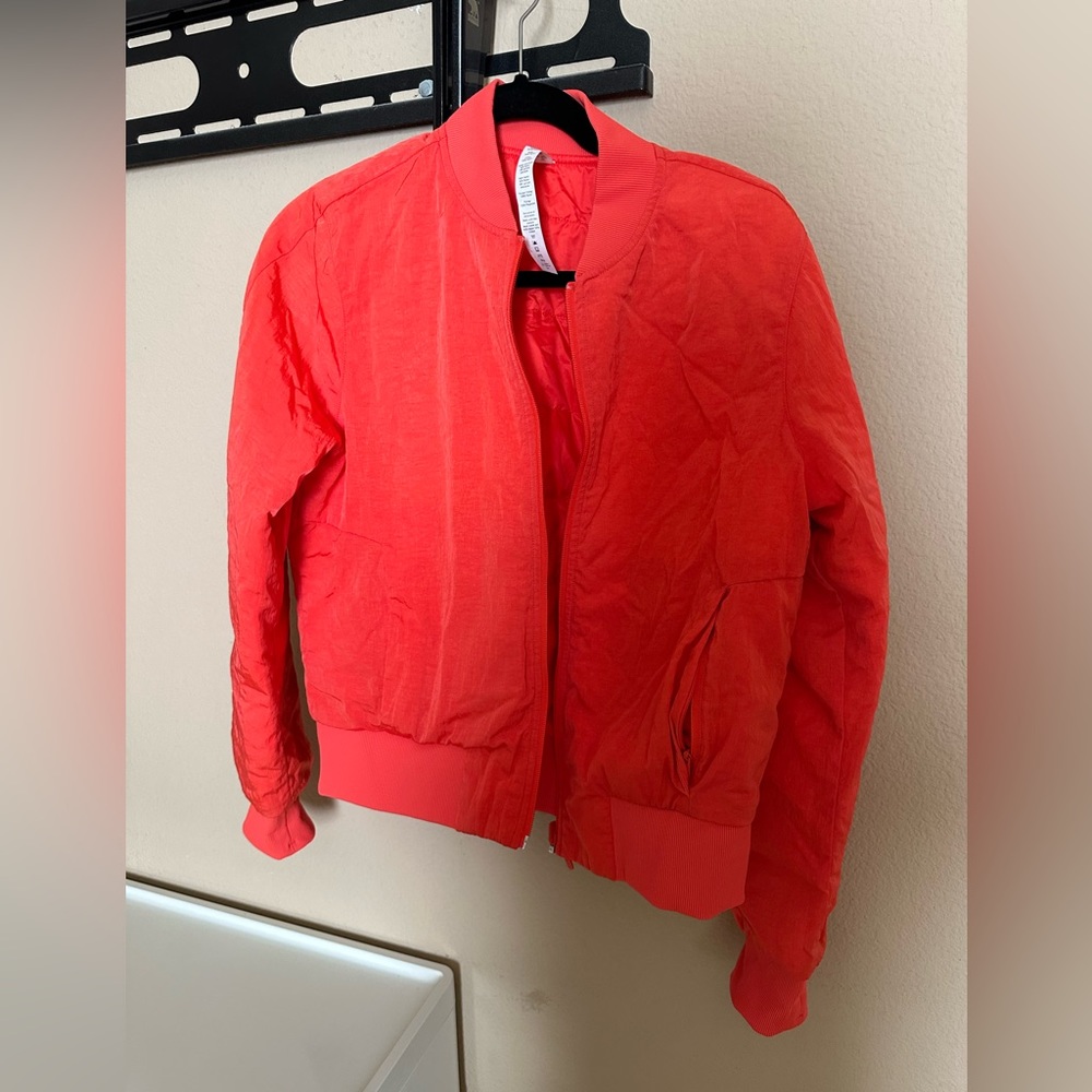 Lululemon non-stop bomber jacket size 8